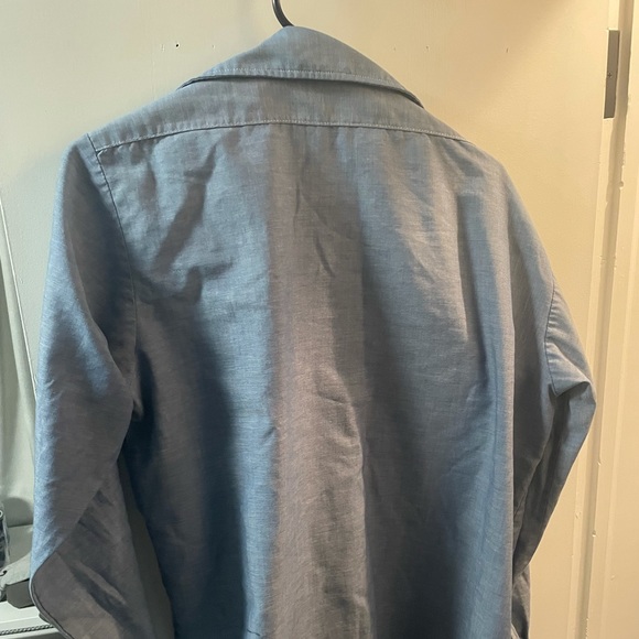Vintage baby blue Dickies long sleeve work shirt. - Picture 2 of 3